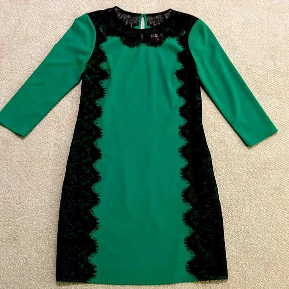 Ted Baker London | Dresses | Ted Baker London Green Dress With Black Lace Detail | Poshmark Ted Baker London | Dresses | Ted Baker London Green Dress With Black Lace Detail | Poshmark